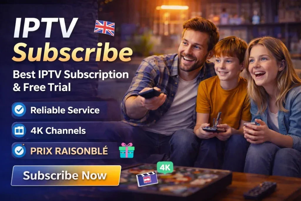 Best IPTV service 2026 - 4K 8K streaming UK Europe